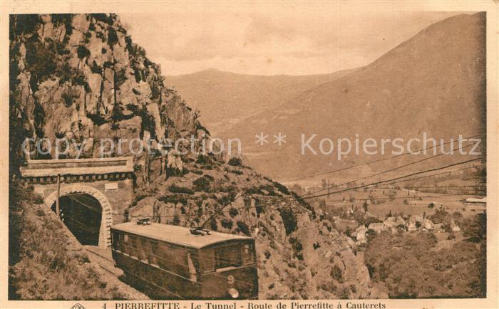 Pierrefitte-Nestalas Tunnel Route de Pierrefitte a Cauterets Train Chemin de fer
