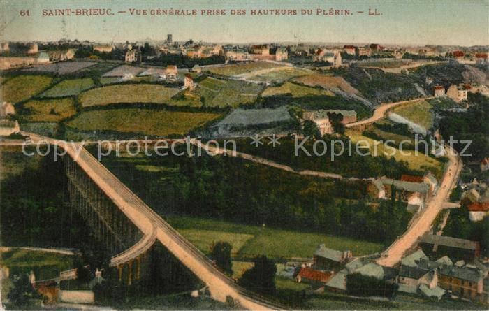 Saint-Brieuc Cotes-d Armor Vue Generale prise des hauteurs du Plérin