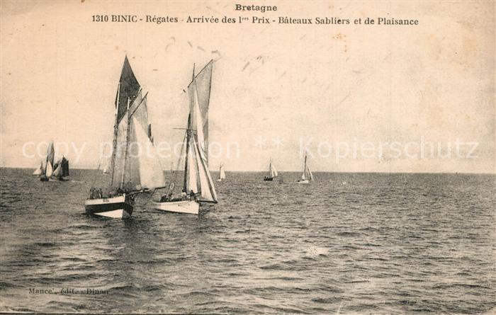Binic Cotes d Armor Régates Arrivée des 1ere Prix Bâteaux Sabliers et de Plaisan
