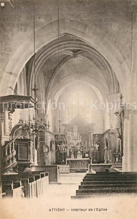 Attichy Intérieur de l'Eglise