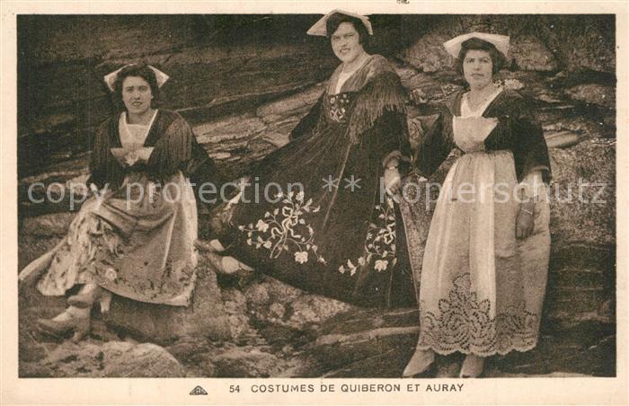 Trachten Frankreich Costumes de Quiberon et Auray