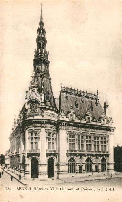 Sens 89 Hôtel de Ville Architectes Dupont et Poivert