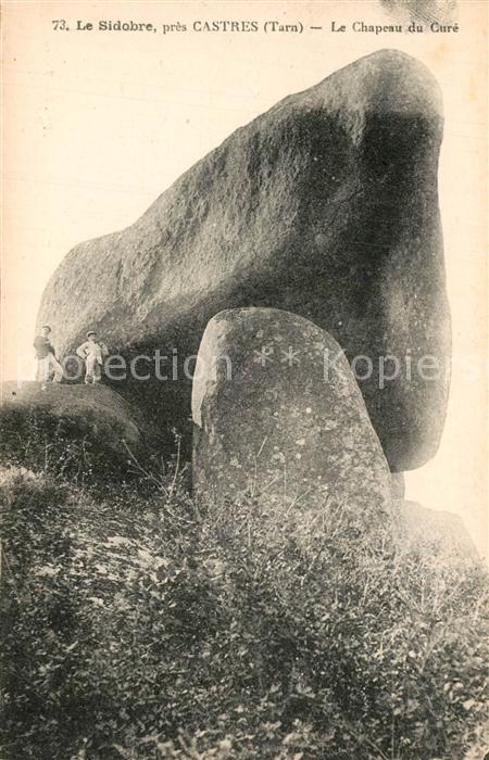 Le Sidobre Chapeau du Curé Rocher Felsformationen