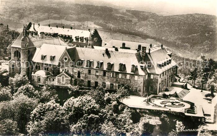 Mont-Sainte-Odile Mont-Ste-Odile Couvent vue prise par avion
