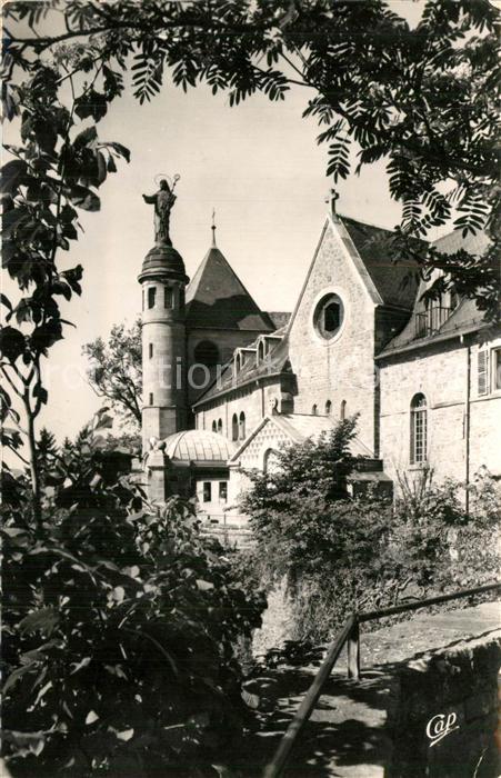 Mont-Sainte-Odile Mont-Ste-Odile Echappée vers la Tour et la Statue de Sainte Od