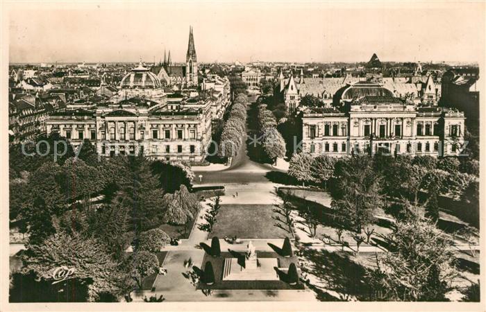 Strasbourg Alsace Vue vers l'Université