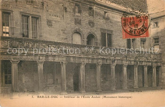 Bar-le-Duc Intérieur de l'Ecole Andoir Monument historique