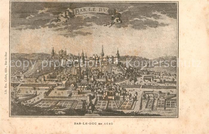 Bar-le-Duc Künstlerkarte