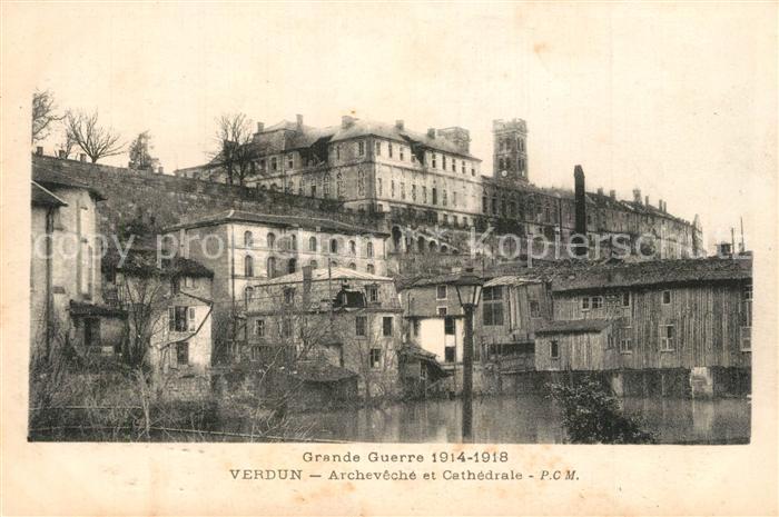 VERDUN Meuse Archevêché et Cathedrale Grande Guerre 1. Weltkrieg
