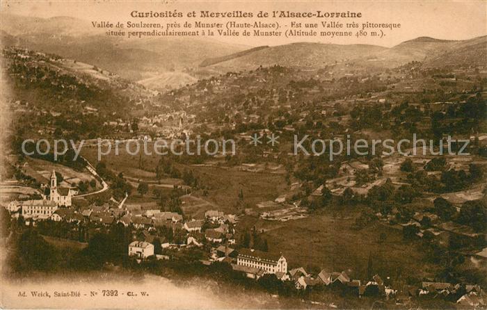 Munster Haut Rhin Elsass Panorama Vallee de Soulzeren