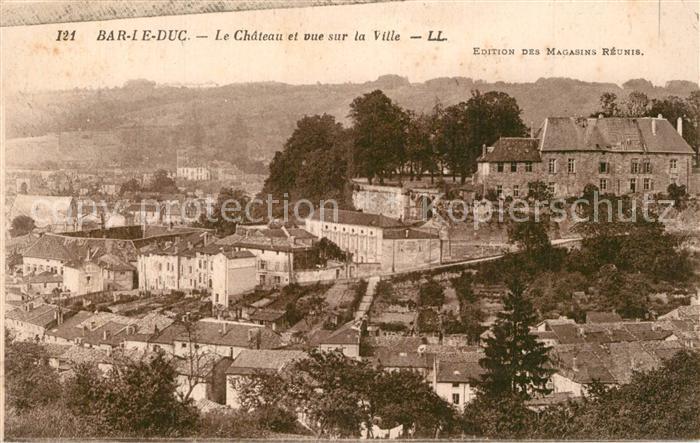 Bar-le-Duc Chateau et vue sur la ville