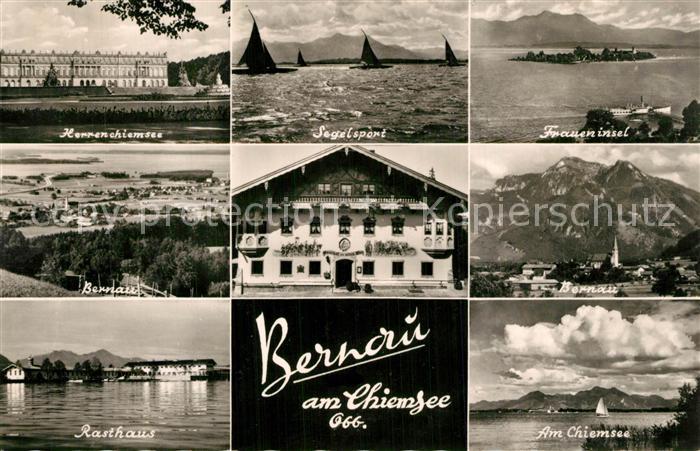 Bernau Chiemsee Herrenchiemsee Rasthaus Segelsport Hotel Fraueninsel