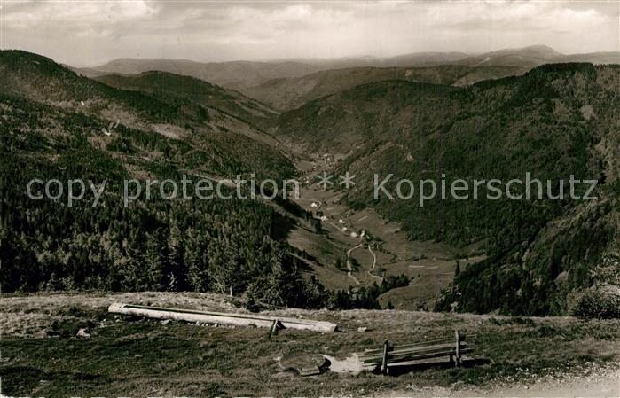 Feldberg Schwarzwald Panorama Blick ins Wiesental