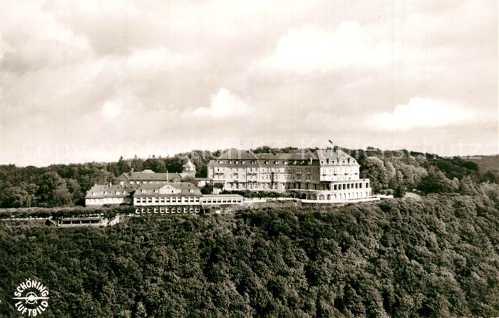 Koenigswinter Hotel Petersberg Siebengebirge Fliegeraufnahme