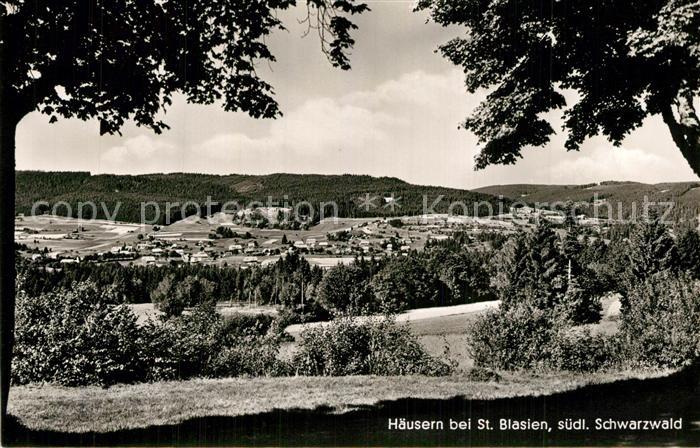 Haeusern Schwarzwald Panorama heilklimatischer Kurort