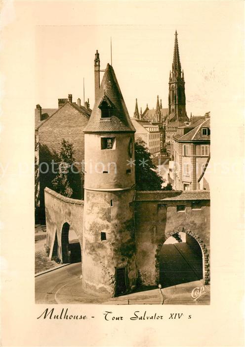 Mulhouse Muehlhausen Tour Salvator XIVe siécle