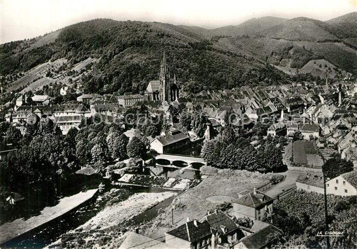 Thann Haut Rhin Elsass Vue Generale et le Rossberg