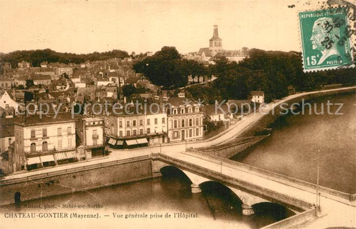 Chateau-Gontier Vue generale prise de l Hopital