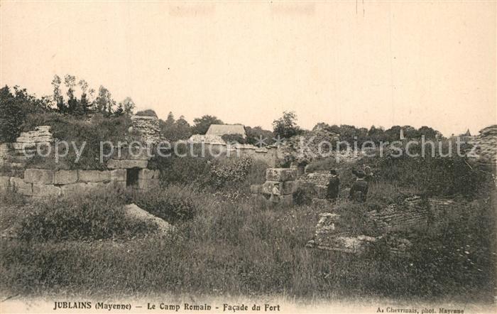 Jublains Le Camp Remain Facade du Fort