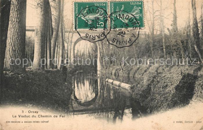 Orsay Essonne Le Viaduc du Chemin de Fer