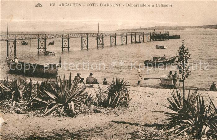 Arcachon Gironde Debarcadere a Belisaire