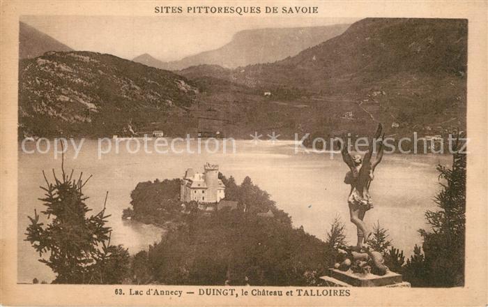 Duingt Lac d’Annecy le Chateau et Talloires