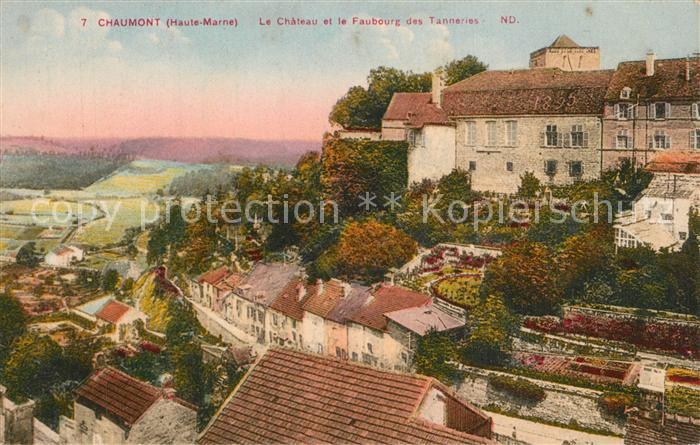 Chaumont 52 Le Chateau et le Faubourg des Tanneries