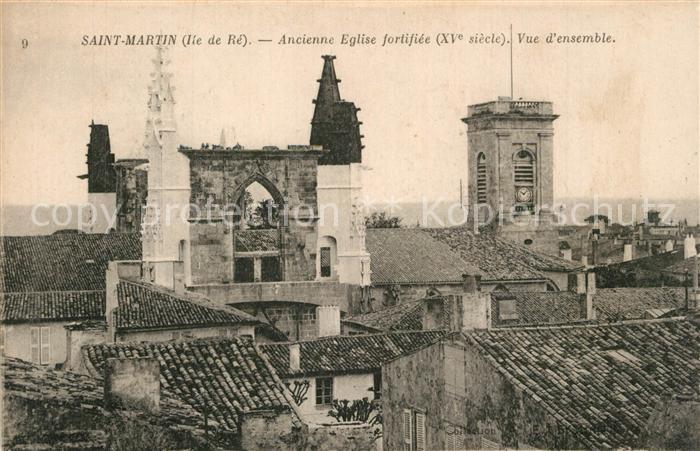 Saint-Martin-de-Re Ancienne Eglise Vue d ensemble