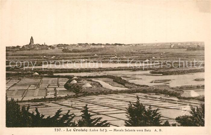 Le Croisic Marais Salants vers Batz