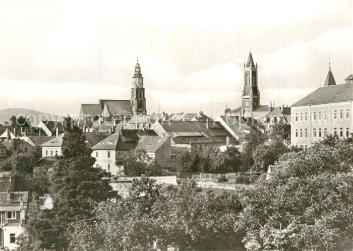 Kamenz Sachsen Teilansicht Kirchen