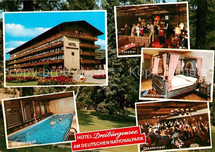 Tittling Ferienhotel Dreiburgensee Hallenbad Tanzbar Gaestezimmer Theatersaal