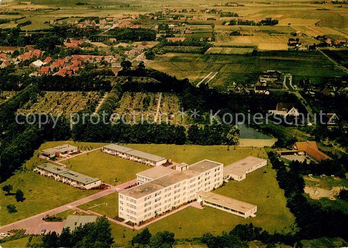 Norden Norddeich Ostfriesland Fliegeraufnahme mit Altenwohnzentrum