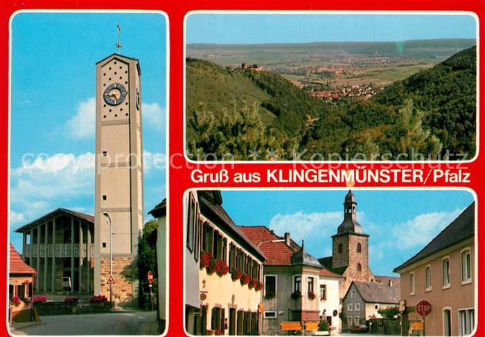 Klingenmuenster Kirche Panorama Ortspartie