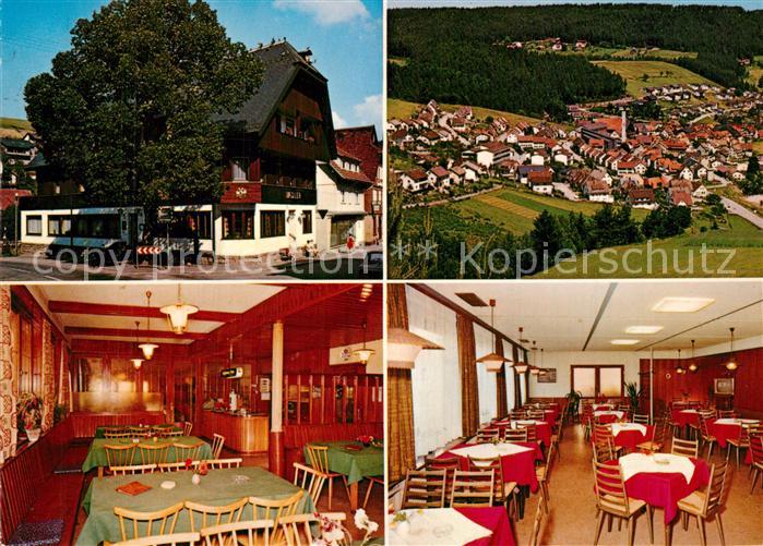 Tennenbronn Gasthof Pension Adler Gastraeume Panorama