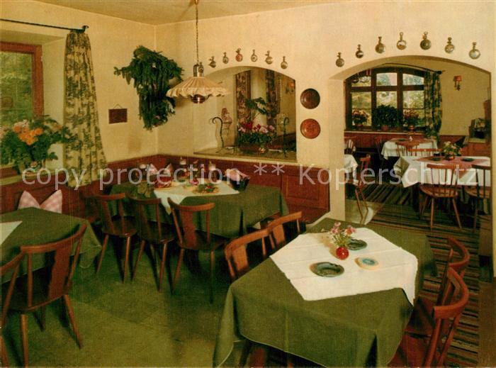 Rottach-Egern Gasthof Pension Reitrain Gaststube