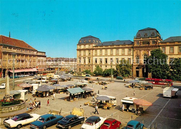 Darmstadt Marktplatz und Schloss