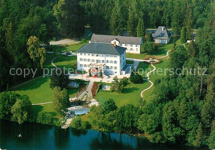 Laufen Salzach Schlossklinik Abtsee Fliegeraufnahme