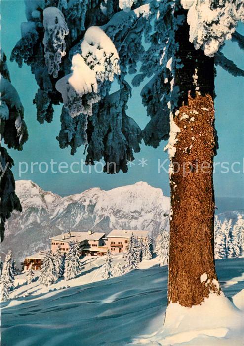 Bad Reichenhall Berghotel Predigtstuhl mit Hochstaufen