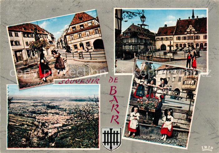 Barr Bas-Rhin Altstadt Trachten Panorama