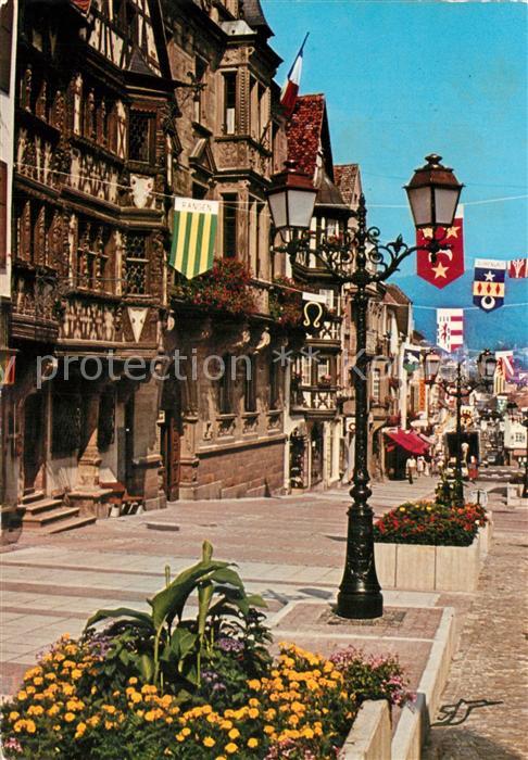 Saverne Bas Rhin Alsace Grand  Rue Zone piétonnière