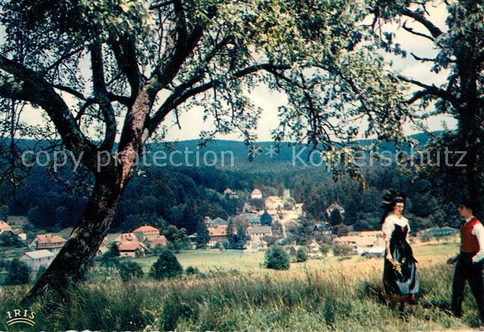 Le Hohwald Panorama Costumes Alsaciens