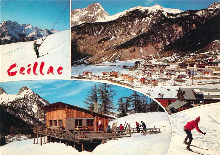 Ceillac Wintersportplatz Franzoesische Alpen Berghuette