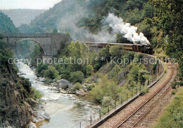 Tournon-sur-Rhone Chemin de fer du Vivarais Ligne Tournon a Lamastre Locomotive
