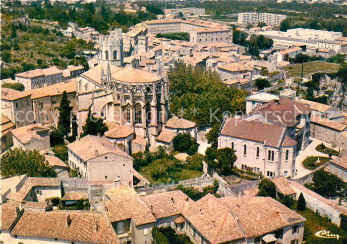 Viviers sur Rhone Cathedrale Couvent Saint Roch et le séminaire vue aérienne