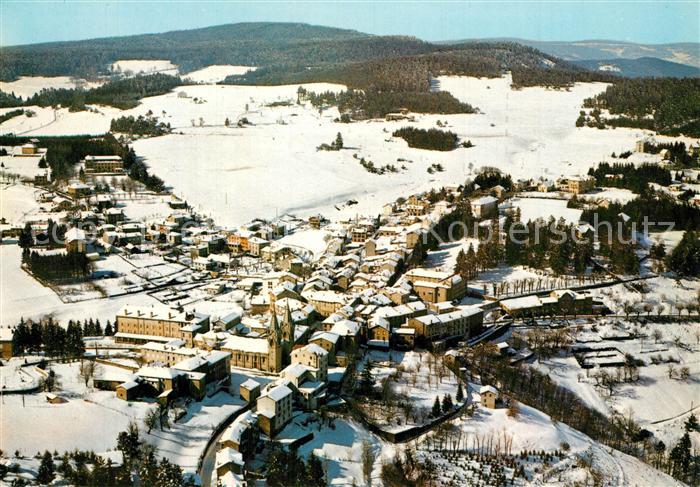 La Louvesc en hiver vue aérienne