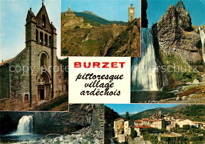 Burzet Pittoresque village ardéchois et le Ray Pic