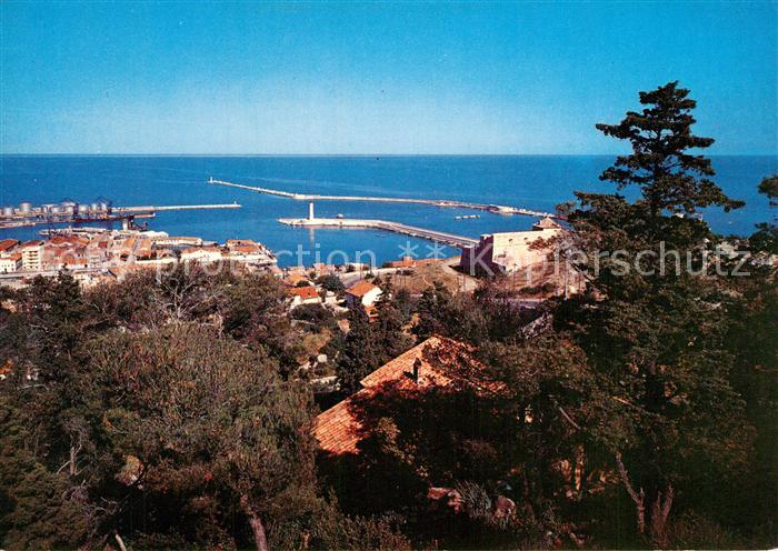 Sete Cette Jolie vue sur la jetée la mer et le port