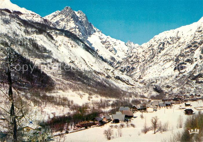 Pelvoux Panorama en hiver Alpes