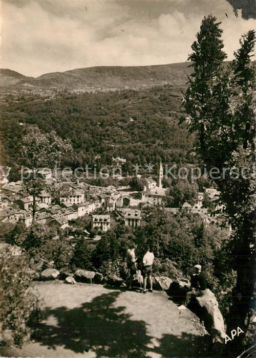 Ax-les-Thermes Vue sur la ville du Chemin de la Vierge