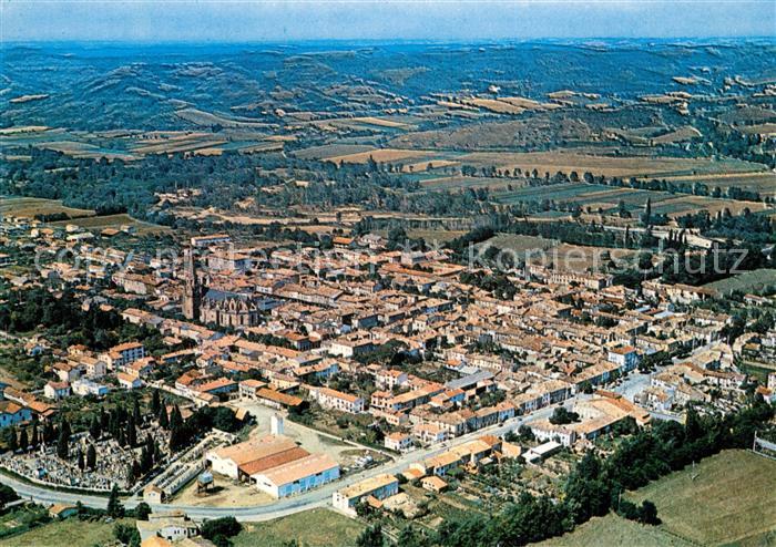Mirepoix Ariege Vue aérienne